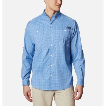 Columbia Muške Košulje - PFG Super Tamiami Long Sleeve Plave | EQIN-65870